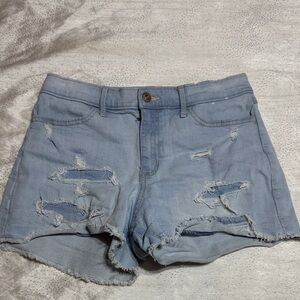 Abercrombie kids Distressed Denim Women Shorts for big girls size 15/16